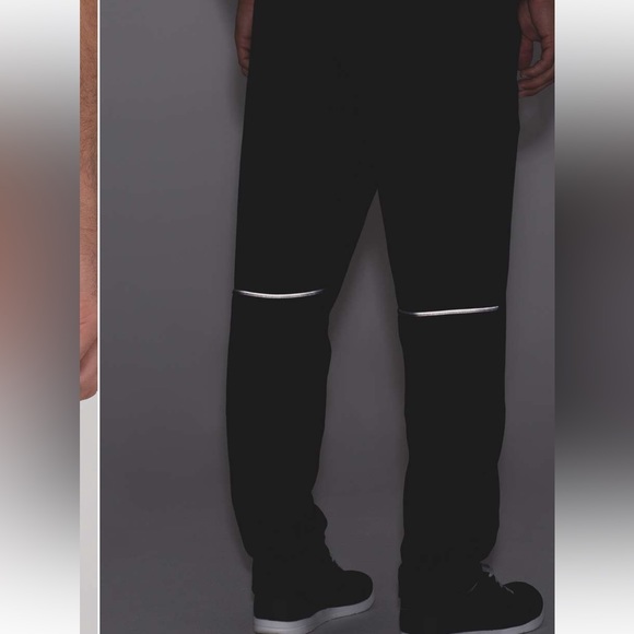 🍾🥂Host pick🎉Lululemon M  Syntech black mens pants 27.5” inseam - Picture 4 of 16